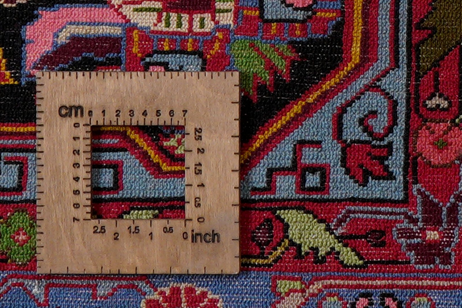 Nahavand — Hand-knotted, 154x250 cm, Blue, 100% Virgin Wool | View 8