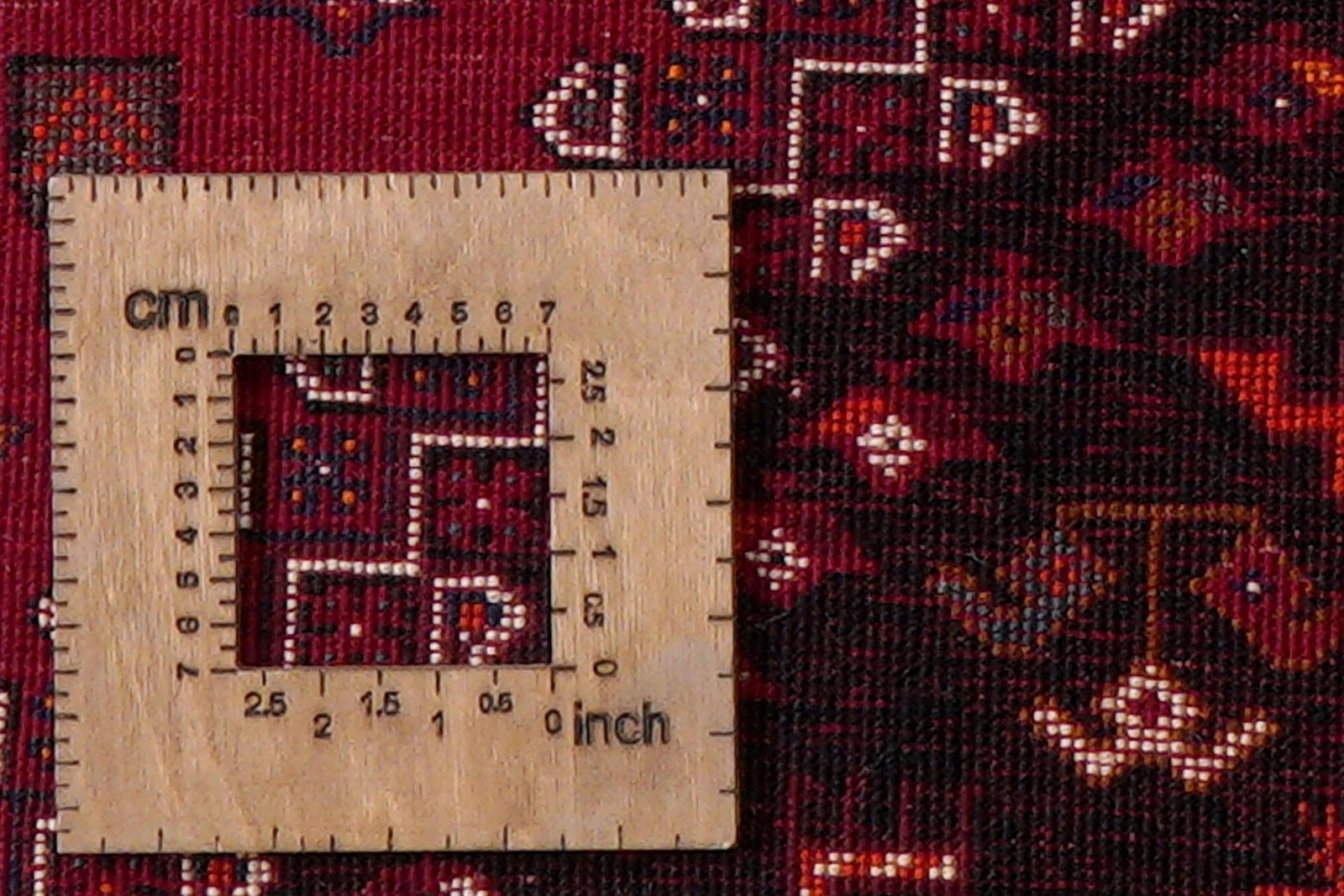 Gashgai — Hand-knotted, 168x266 cm, Red, 100% Virgin Wool | View 8