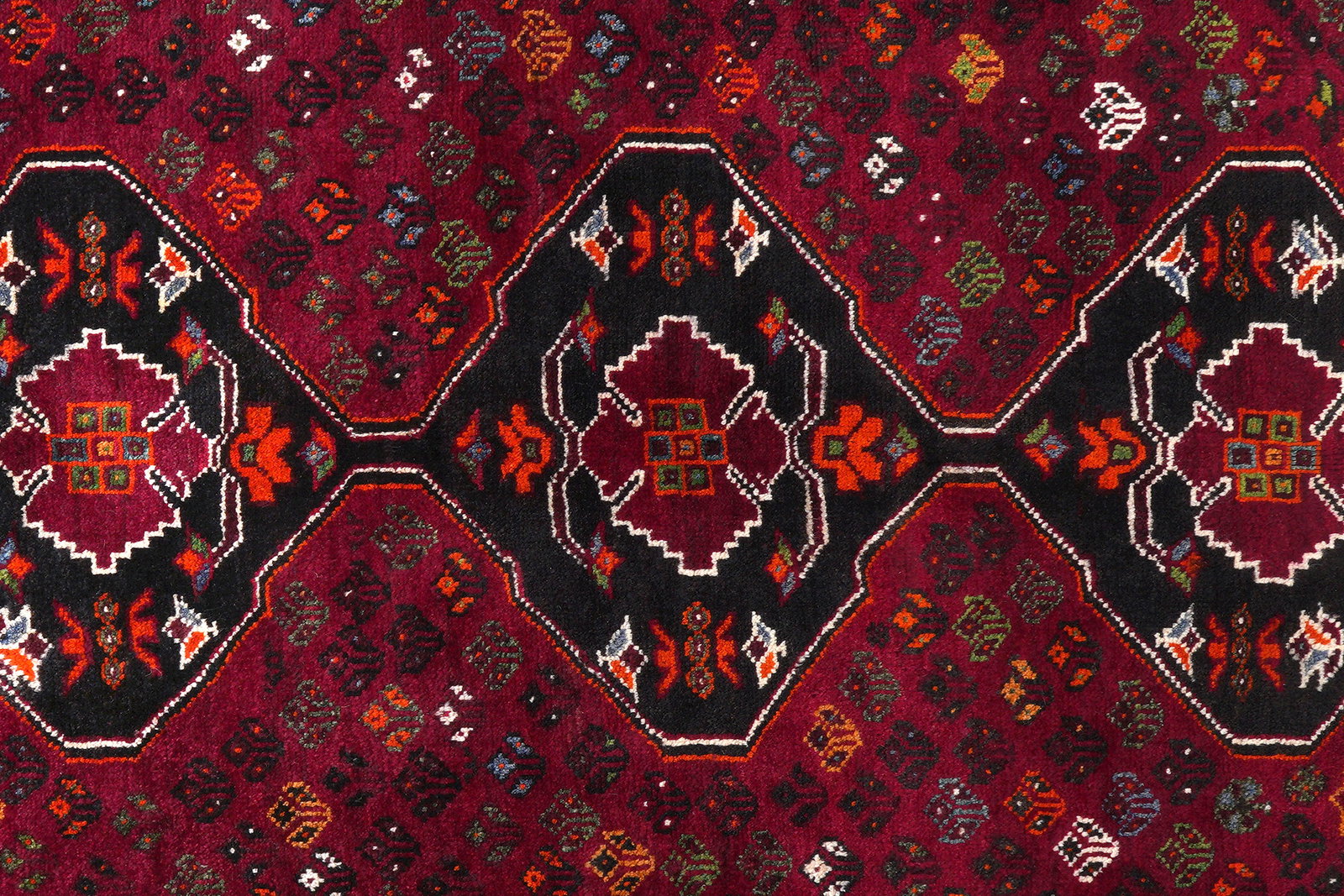 Shiraz — Handgefertigt, 267x178 cm, Beige, 100% Virgin Wool | View 7