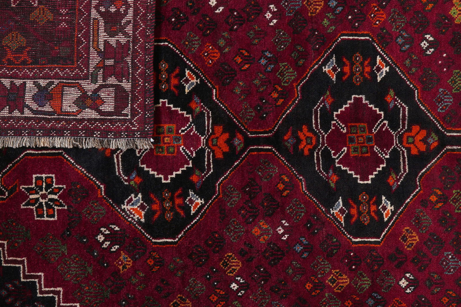 Shiraz — Handgefertigt, 267x178 cm, Beige, 100% Virgin Wool | View 8