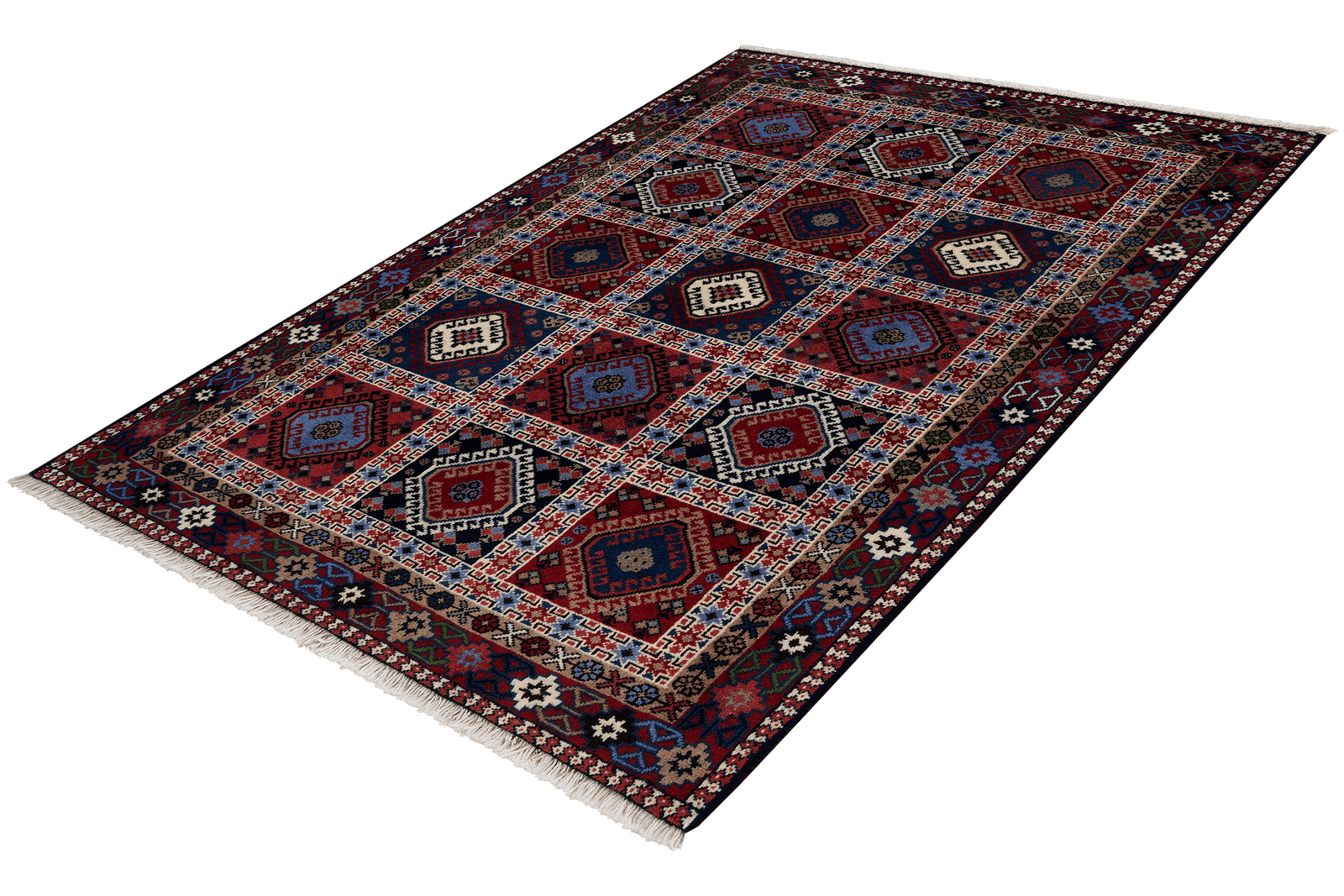 Yalameh — Hand-knotted, 103x149 cm, Multicolor, 100% Virgin Wool | View 5