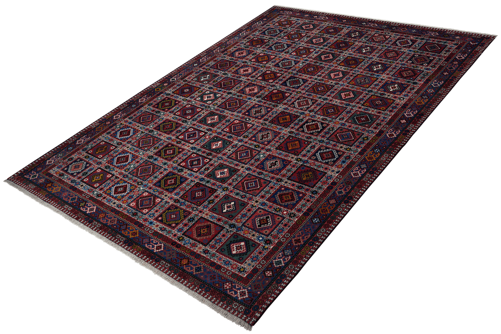 Yalameh — Hand-knotted, 201x288 cm, Multicolor, 100% Virgin Wool | View 5