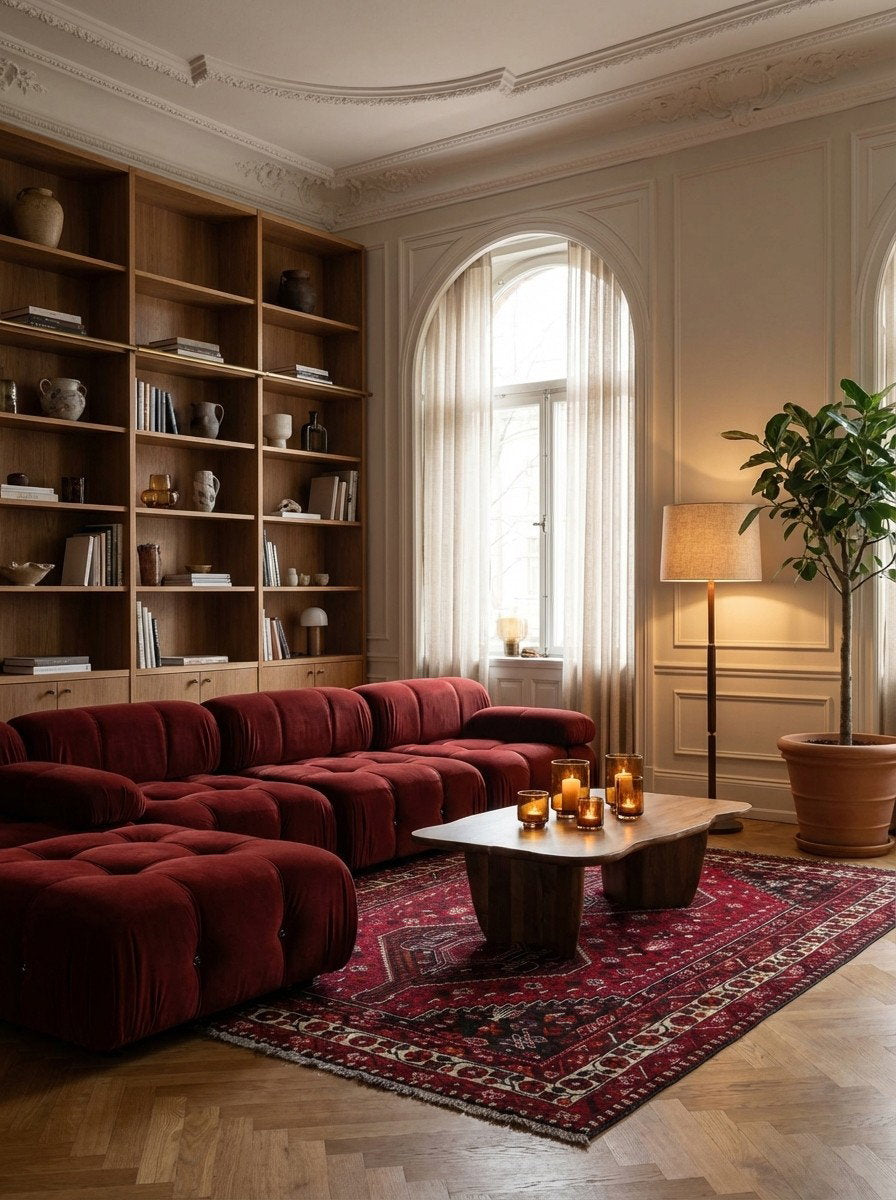 Gashgai — Handgefertigt, 207x166 cm, Beige, 100% Virgin Wool | Back view