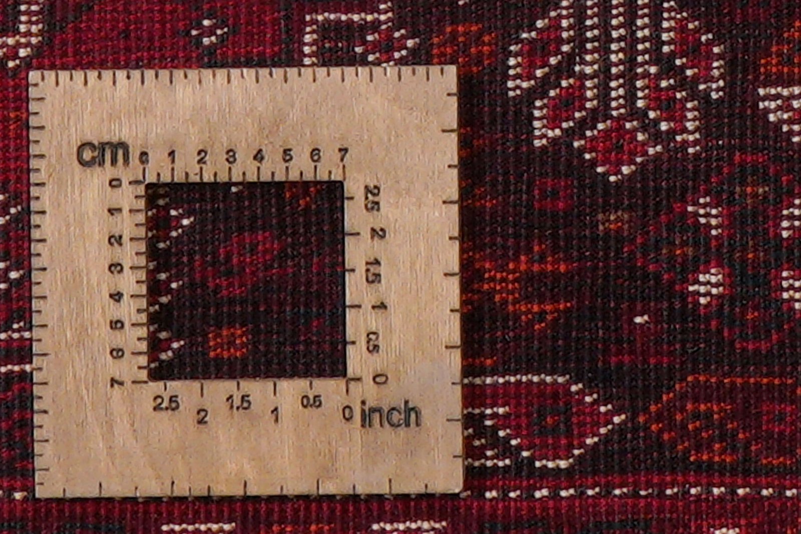 Gashgai — Hand-knotted, 166x207 cm, Red, 100% Virgin Wool | View 8