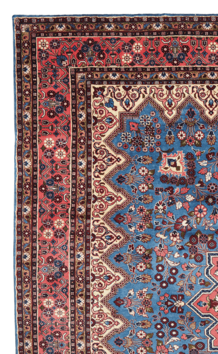 Mehreban — Hand-knotted, 257x289 cm, Blue, 100% Virgin Wool | View 3