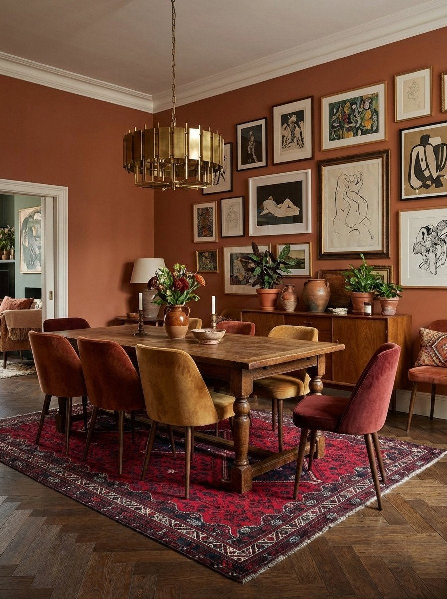 Gashgai — Handgefertigt, 393x310 cm, Beige, 100% Virgin Wool | Back view