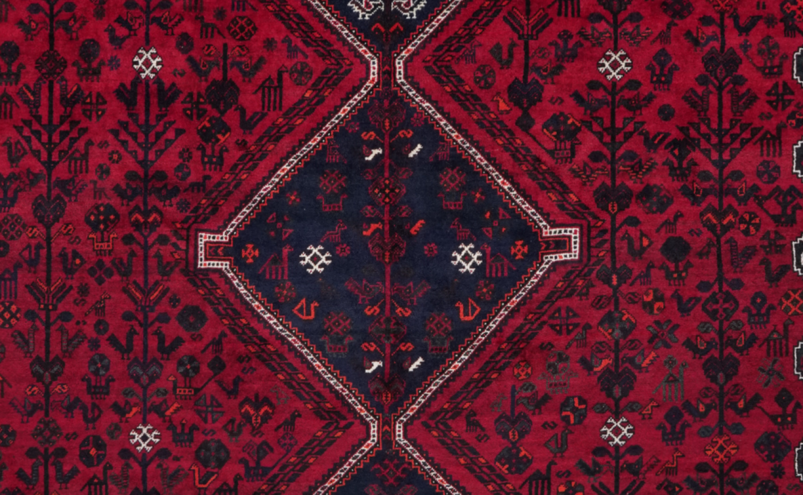 Gashgai — Handgefertigt, 393x310 cm, Beige, 100% Virgin Wool | View 5