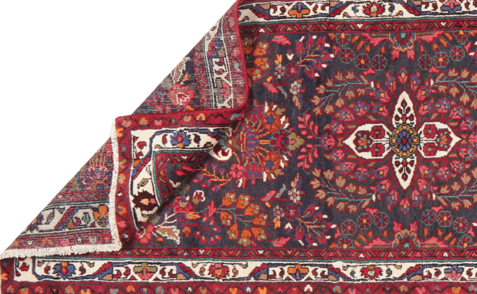 Mehreban — Hand-knotted, 87x410 cm, Blue, 100% Virgin Wool | View 5