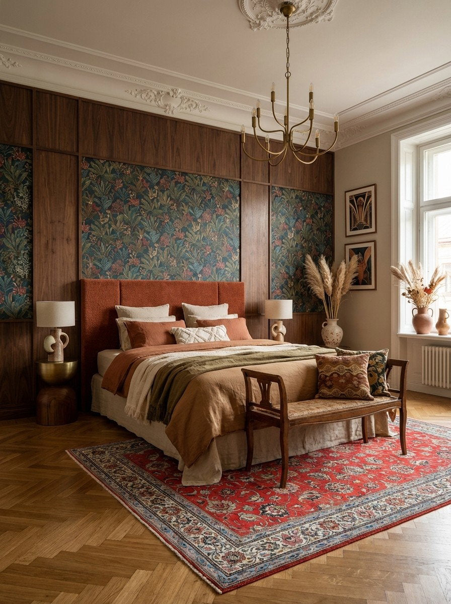 Sarough — Handgefertigt, 322x218 cm, Beige, 100% Virgin Wool | Back view