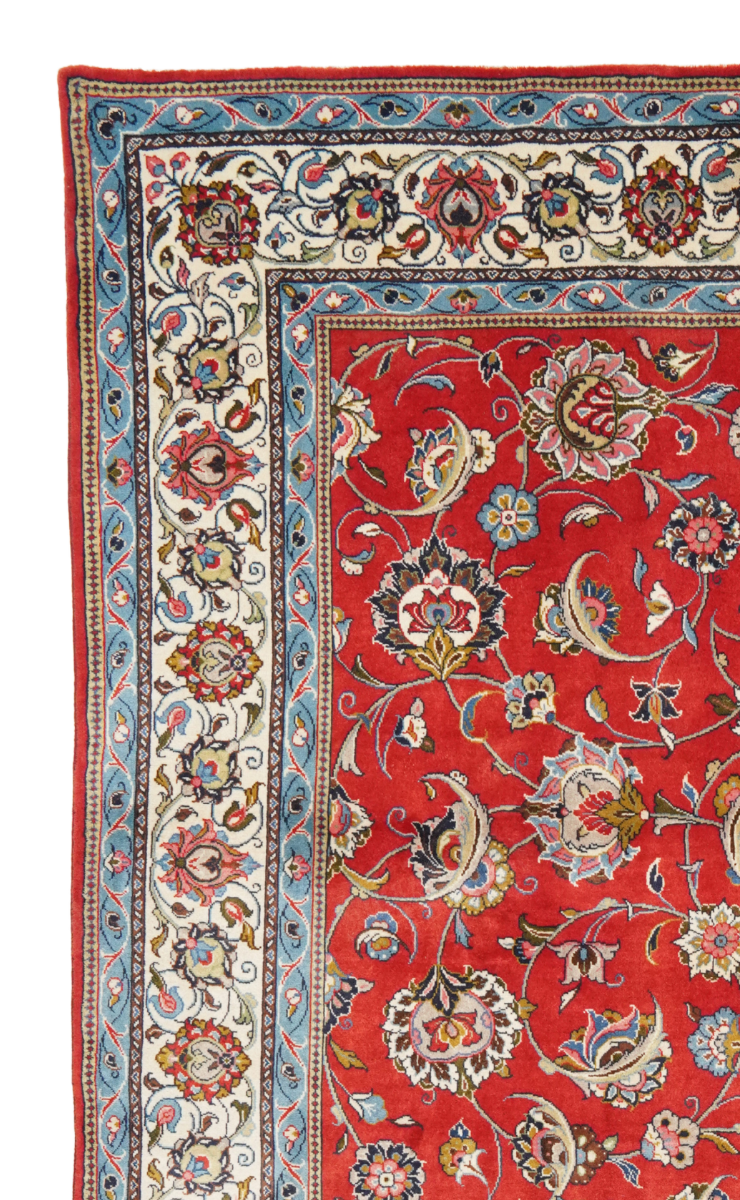 Sarough — Handgefertigt, 322x218 cm, Beige, 100% Virgin Wool | View 4