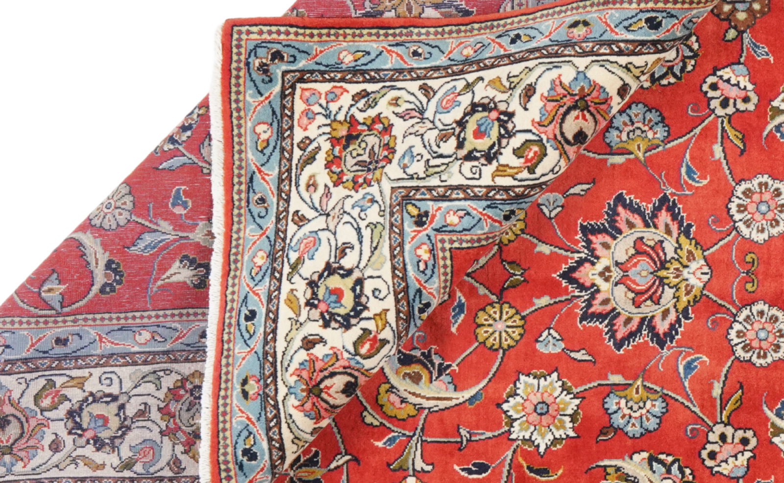 Sarough — Handgefertigt, 322x218 cm, Beige, 100% Virgin Wool | View 6