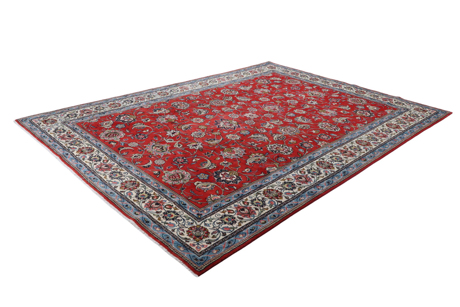 Sarough — Handgefertigt, 322x218 cm, Beige, 100% Virgin Wool | View 7