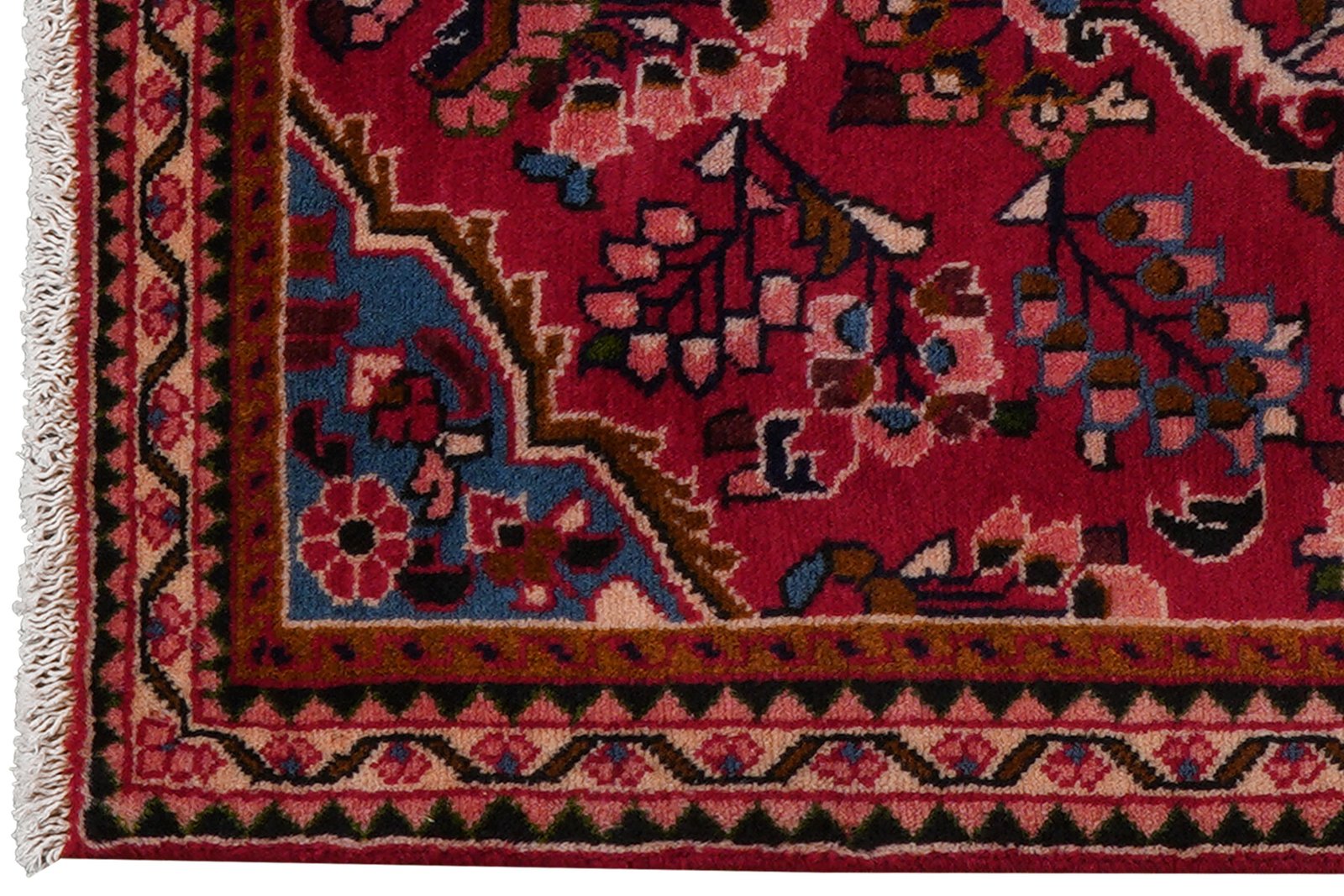 Lilian — Hand-knotted, 70x126 cm, Red, 100% Virgin Wool | View 3