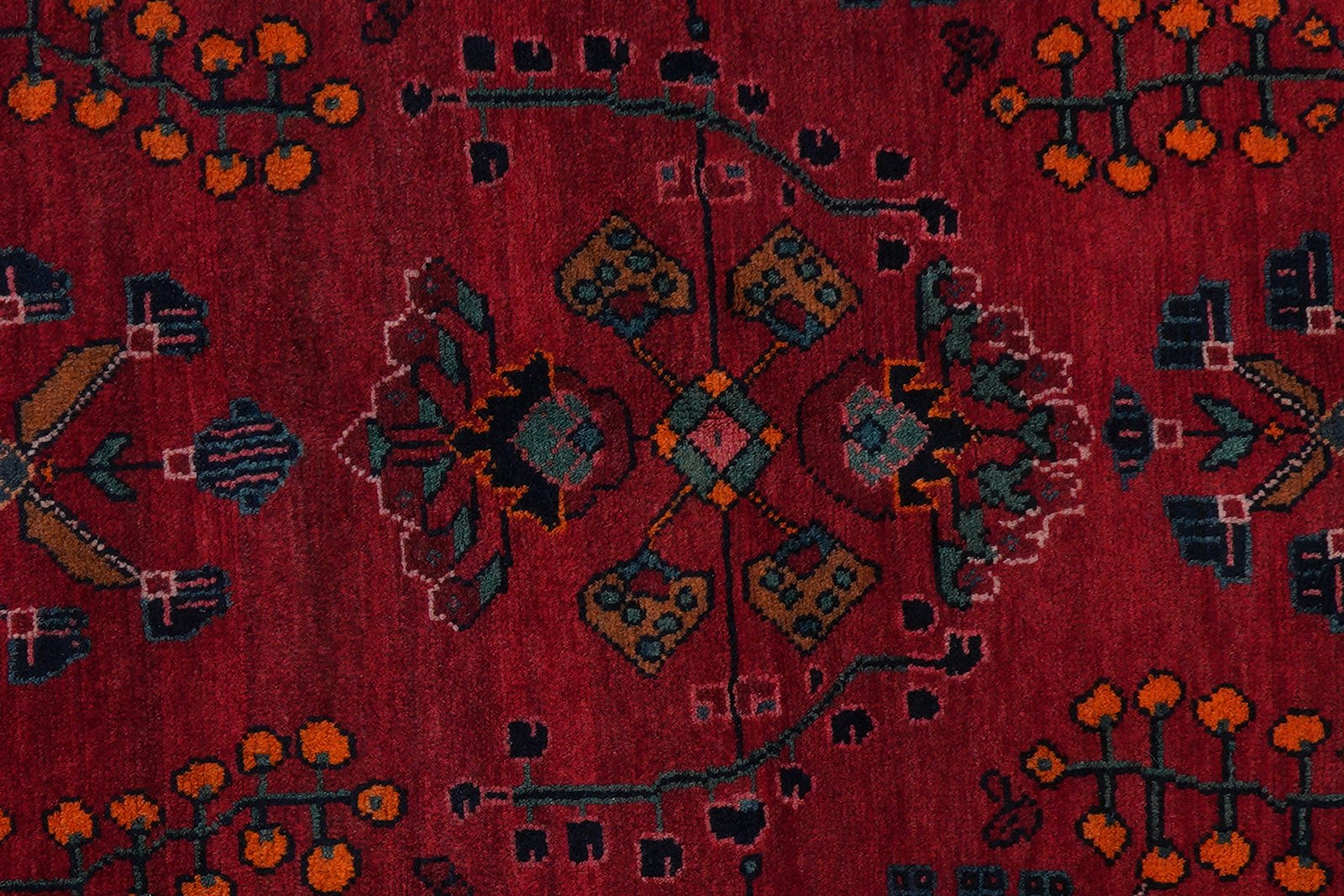 Lilian — Hand-knotted, 104x171 cm, Red, 100% Virgin Wool | View 6