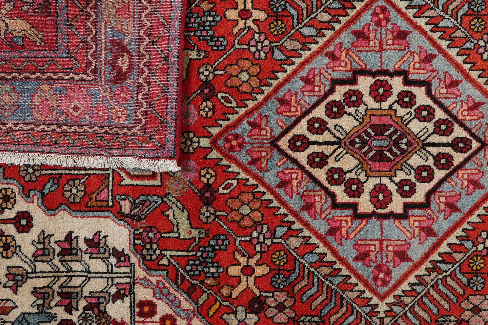 Nahavand — Hand-knotted, 154x236 cm, Red, 100% Virgin Wool | View 7