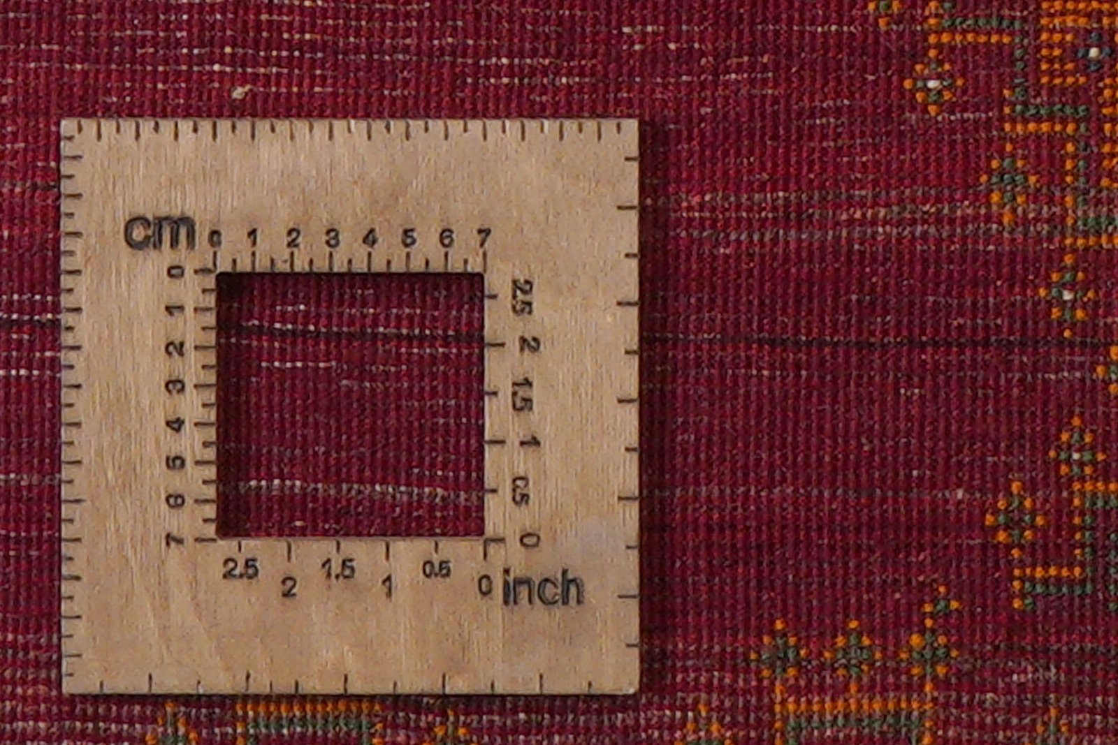 Gashgai — Hand-knotted, 125x214 cm, Red, 100% Virgin Wool | View 8