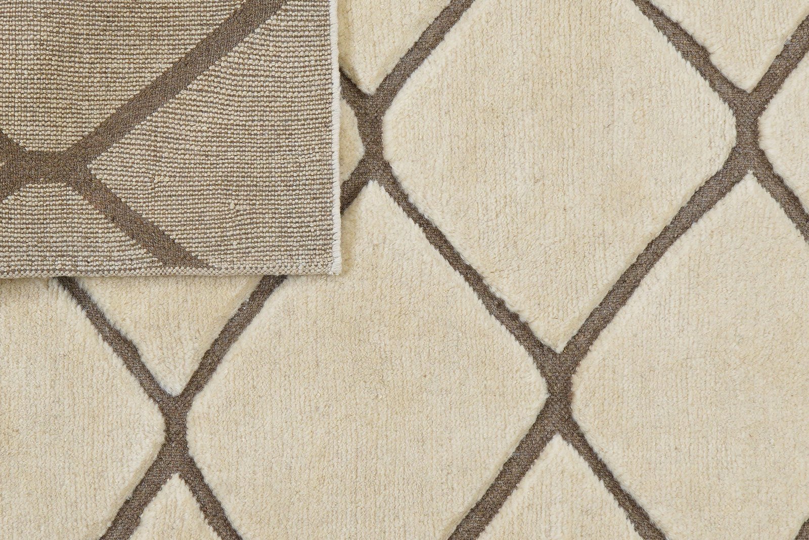 Gabbeh — Hand-knotted, 148x190 cm, Beige, 100% Virgin Wool | View 7