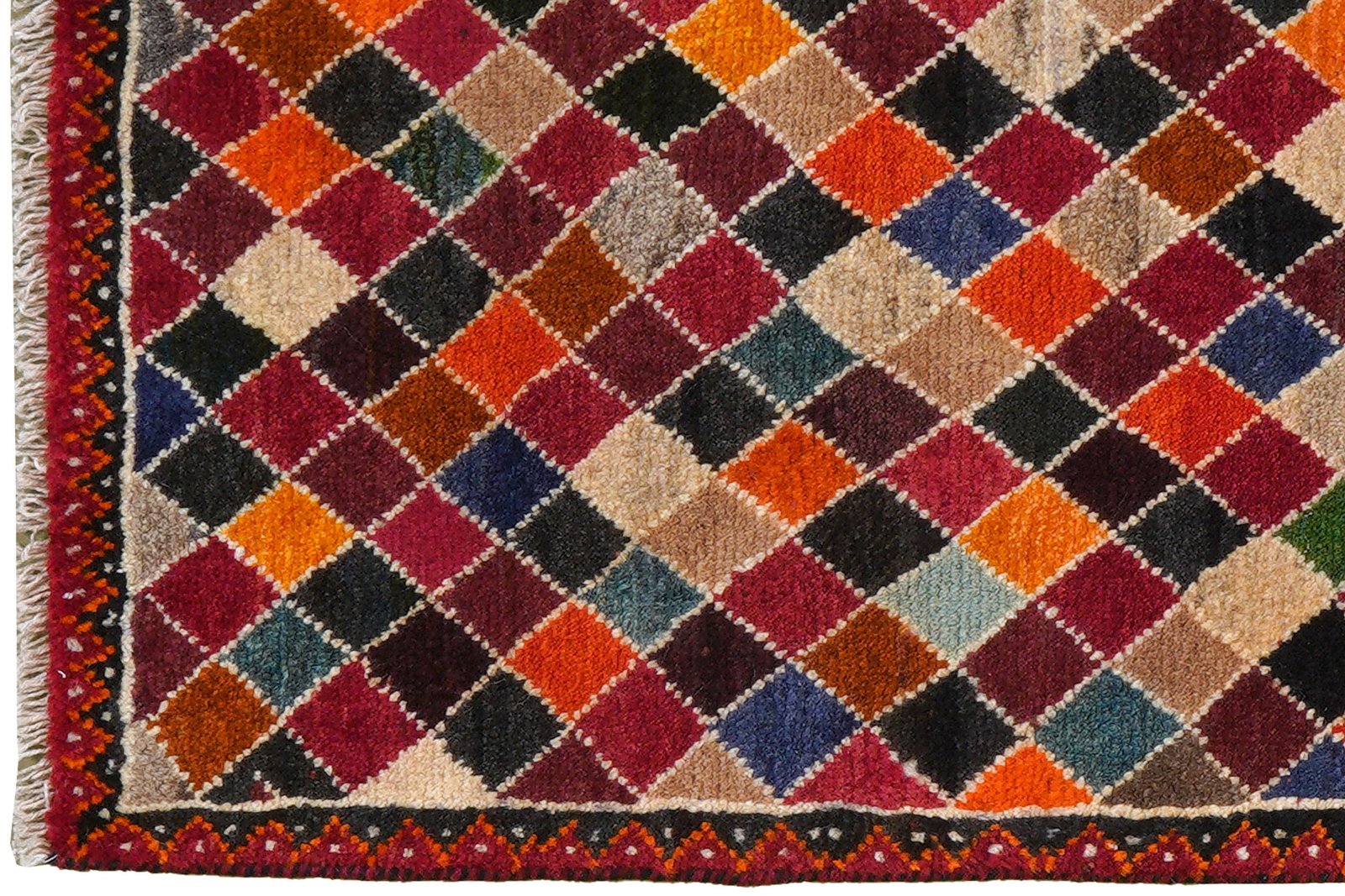 Gashgai — Hand-knotted, 80x135 cm, Multicolor, 100% Virgin Wool | View 3