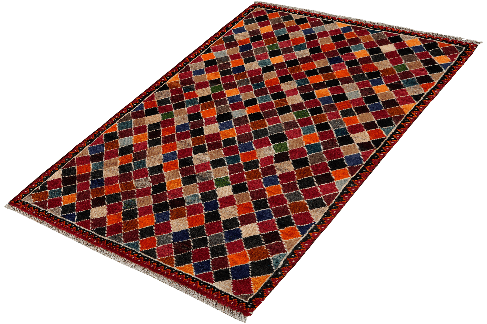 Gashgai — Hand-knotted, 80x135 cm, Multicolor, 100% Virgin Wool | View 5