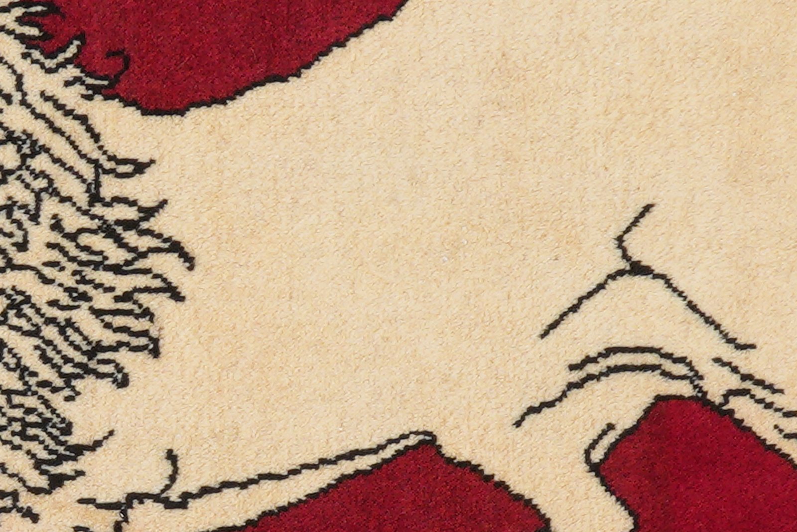 Gashgai — Hand-knotted, 83x130 cm, Red, 100% Virgin Wool | View 6