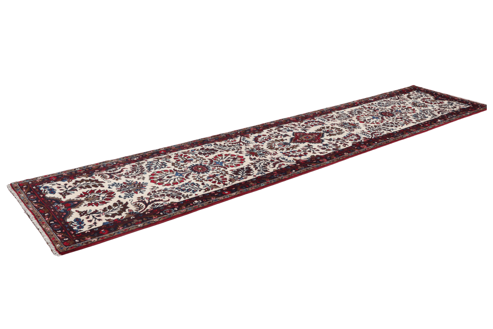 Mehreban — Hand-knotted, 81x401 cm, Beige, 100% Virgin Wool | View 6