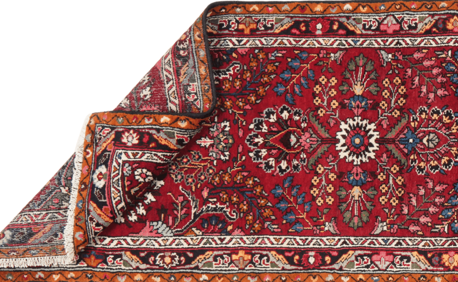Mehreban — Hand-knotted, 83x413 cm, Red, 100% Virgin Wool | View 5