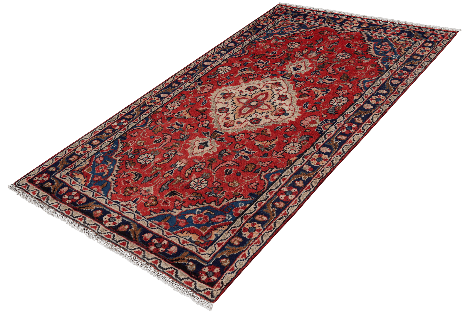 Dardjazin — Hand-knotted, 80x142 cm, Red, 100% Virgin Wool | View 5