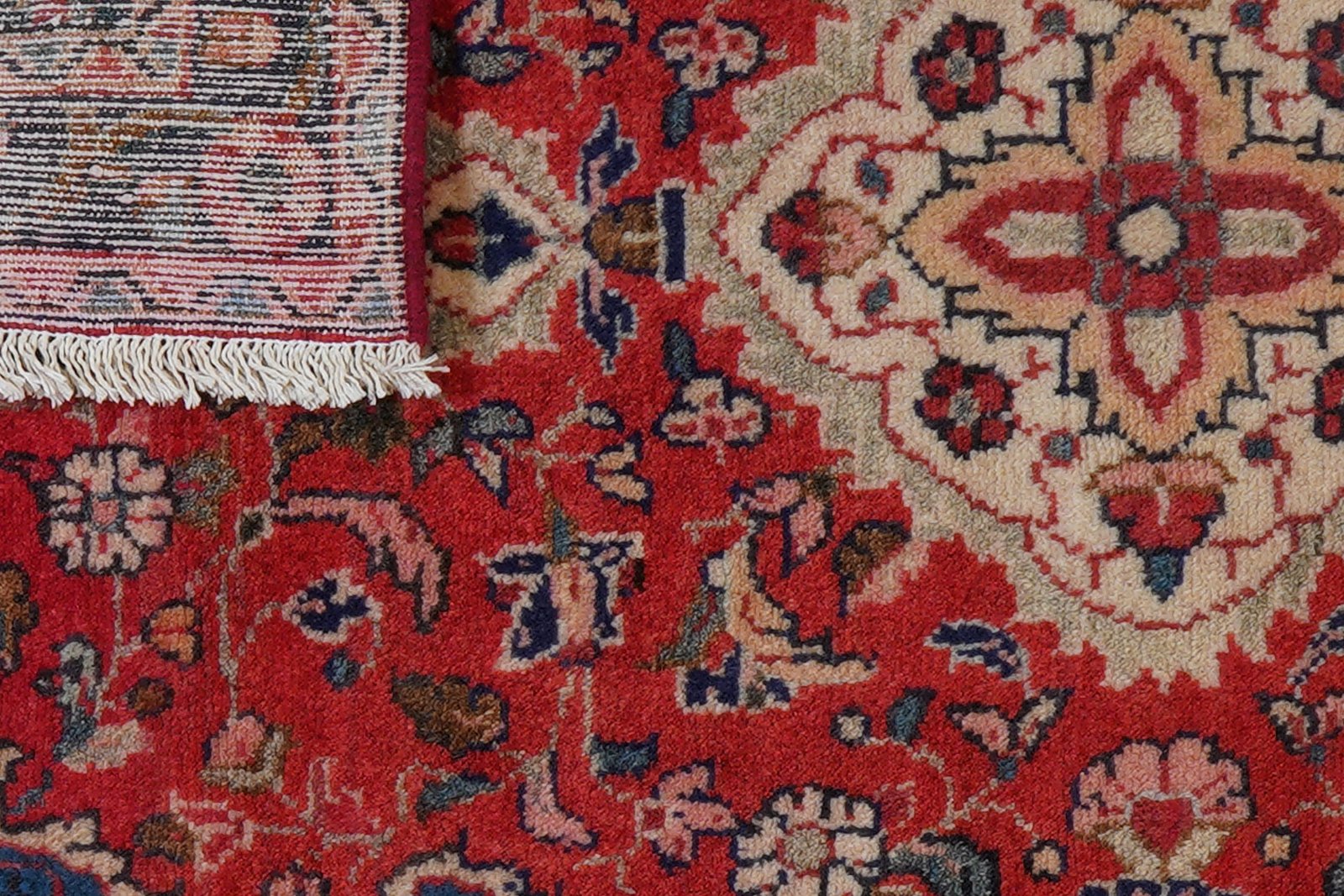 Dardjazin — Hand-knotted, 80x142 cm, Red, 100% Virgin Wool | View 7