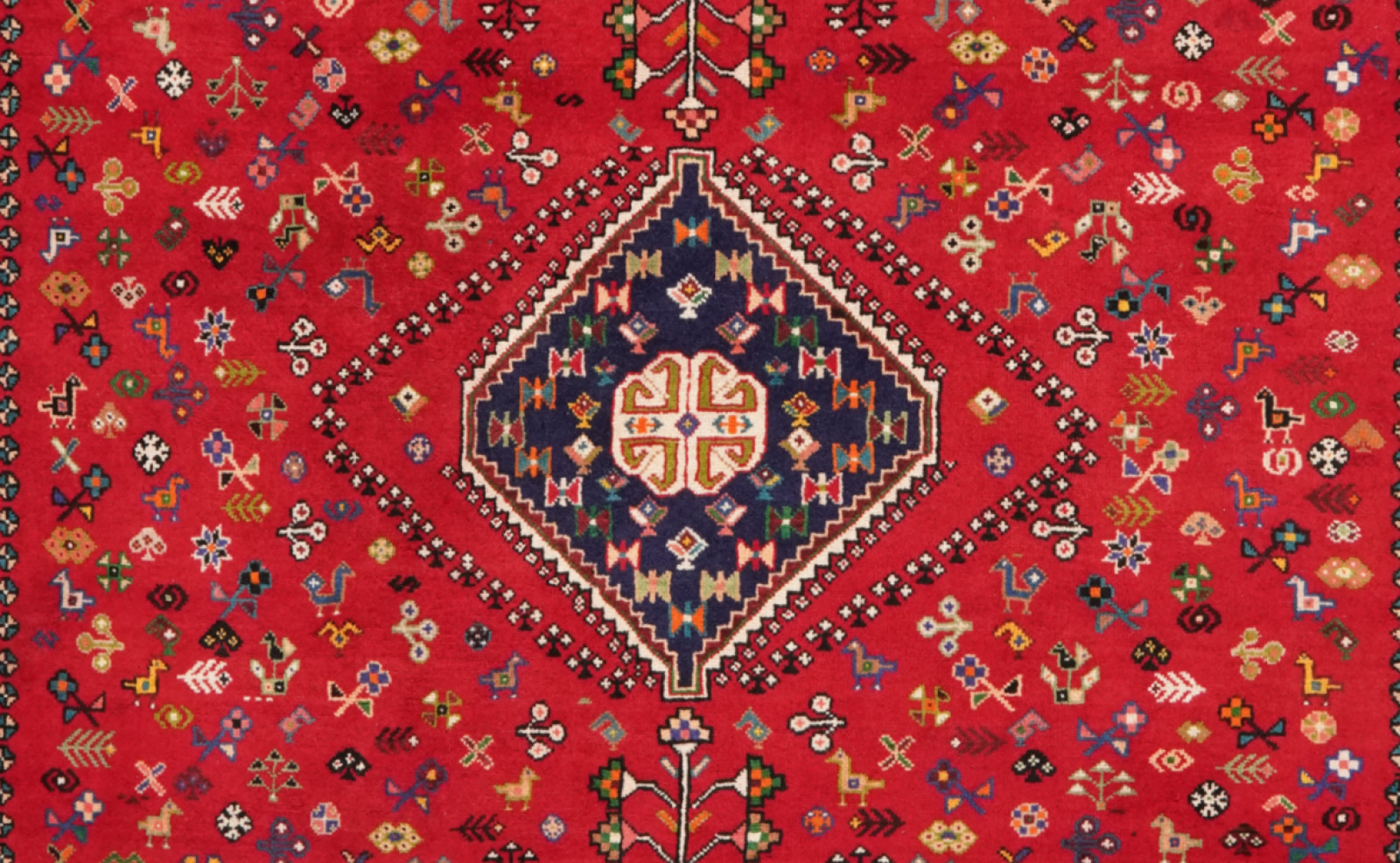 Gashgai — Handgefertigt, 325x212 cm, Beige, 100% Virgin Wool | View 5