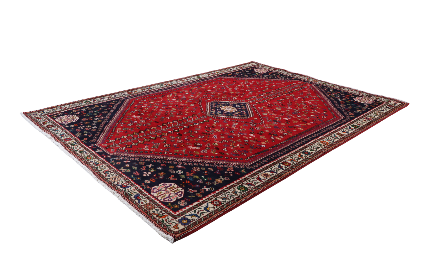 Gashgai — Handgefertigt, 325x212 cm, Beige, 100% Virgin Wool | View 7