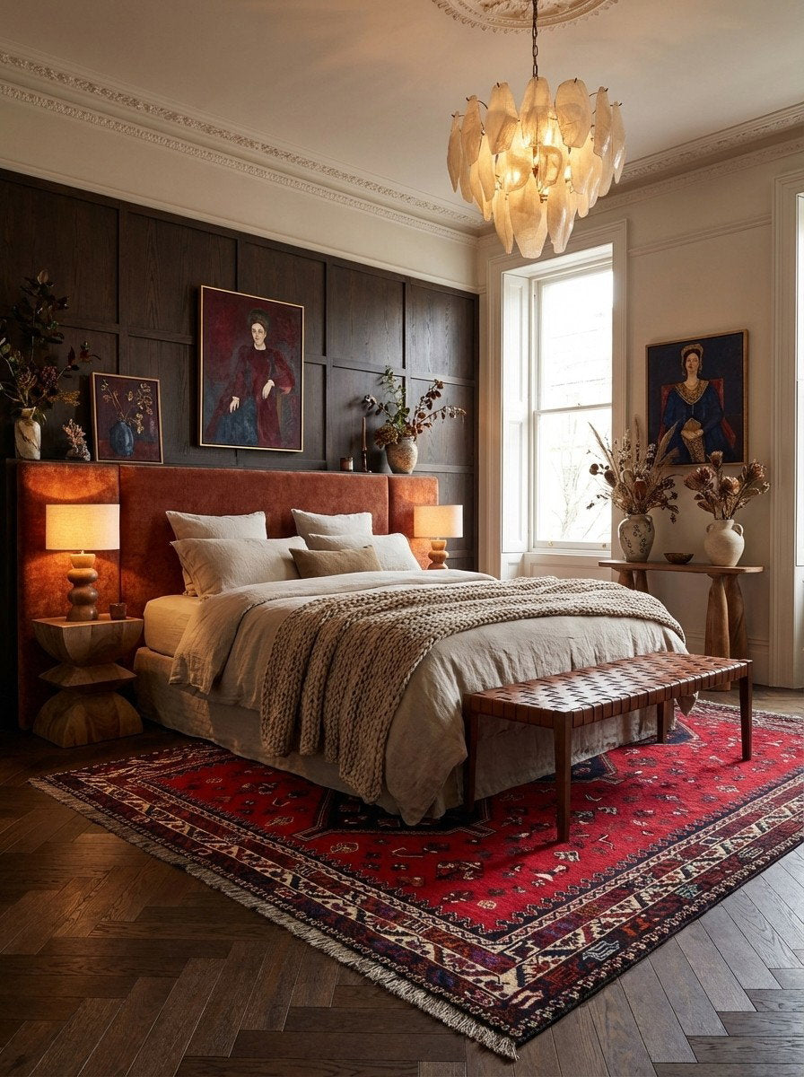 Shiraz — Handgefertigt, 302x221 cm, Beige, 100% Virgin Wool | Back view