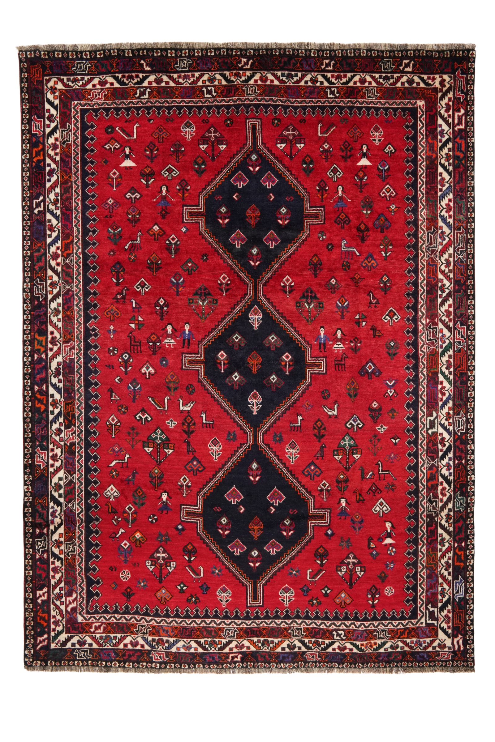 Shiraz — Handgefertigt, 302x221 cm, Beige, 100% Virgin Wool | Main view
