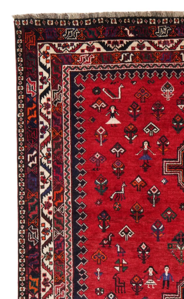 Shiraz — Handgefertigt, 302x221 cm, Beige, 100% Virgin Wool | View 4