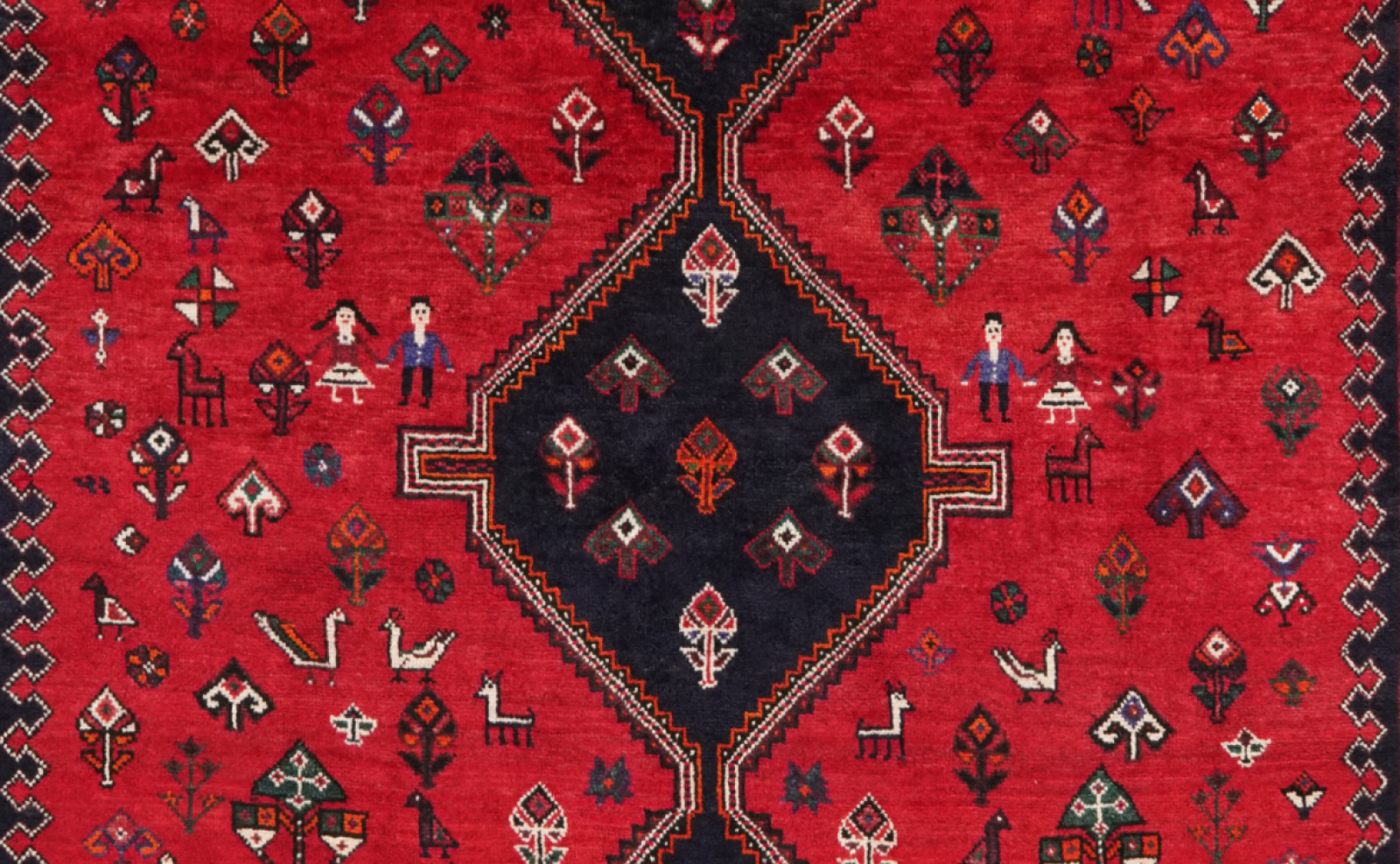 Shiraz — Handgefertigt, 302x221 cm, Beige, 100% Virgin Wool | View 5