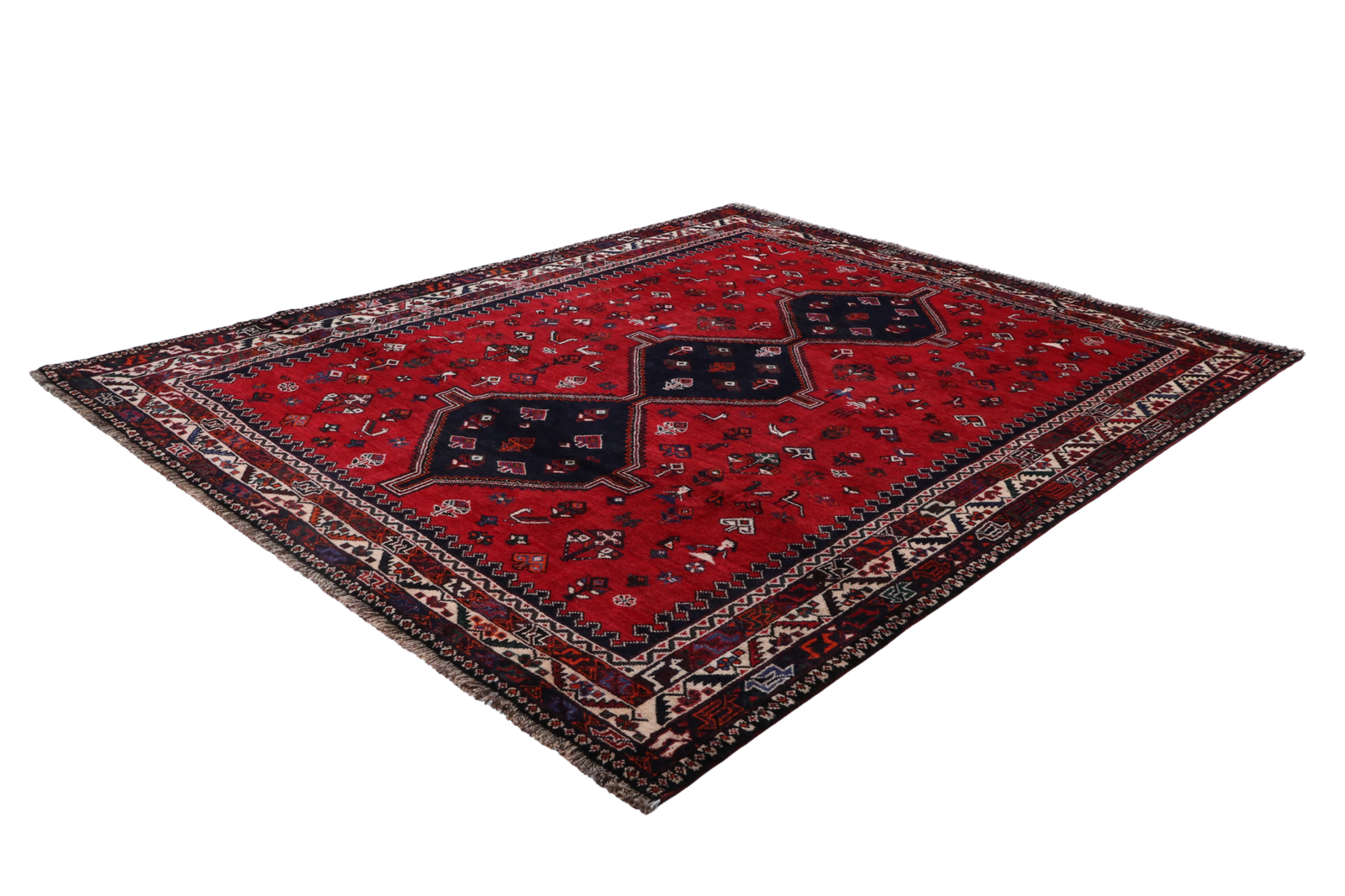 Shiraz — Handgefertigt, 302x221 cm, Beige, 100% Virgin Wool | View 7