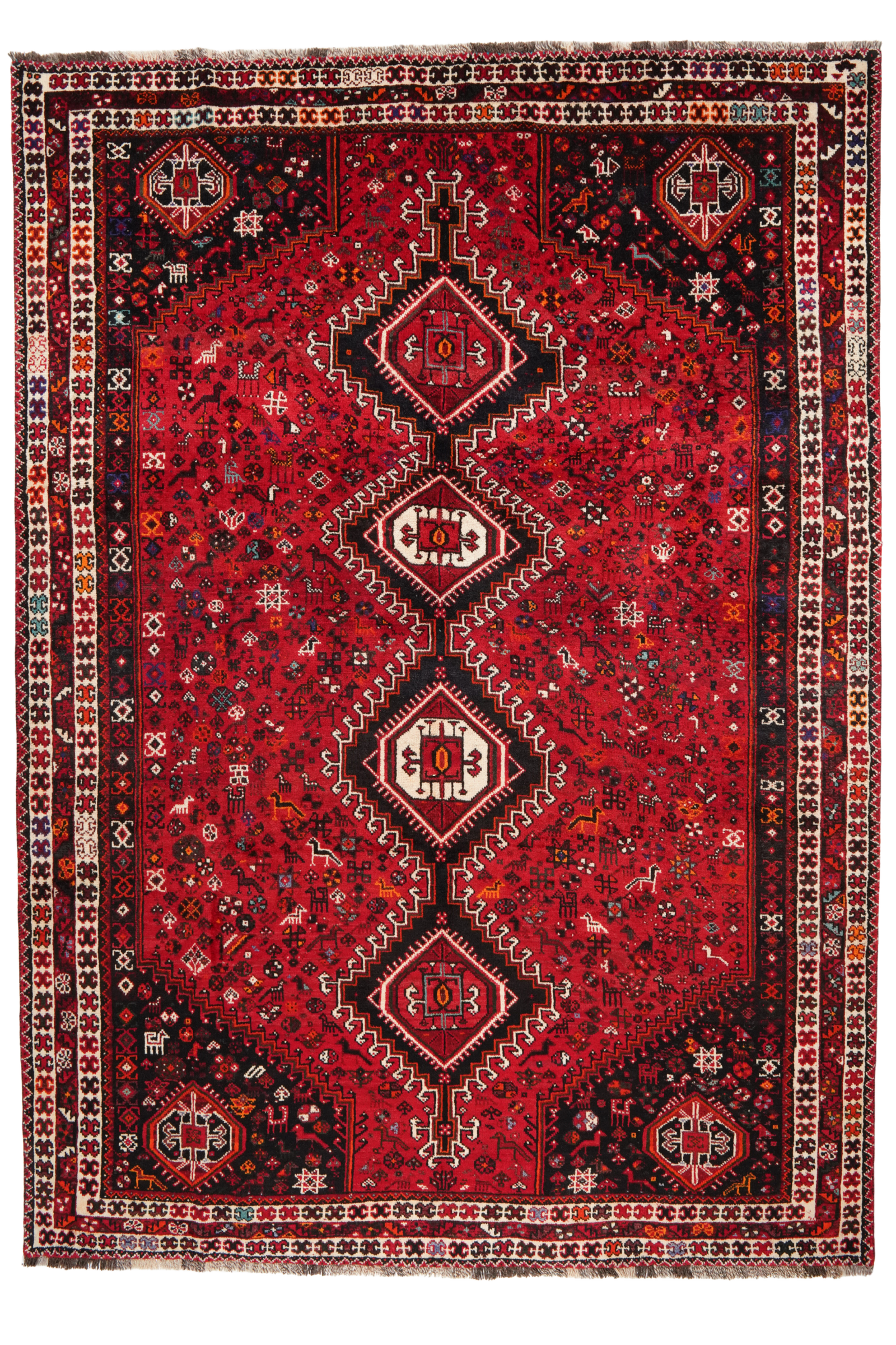 Shiraz — Handgefertigt, 318x227 cm, Beige, 100% Virgin Wool | Main view