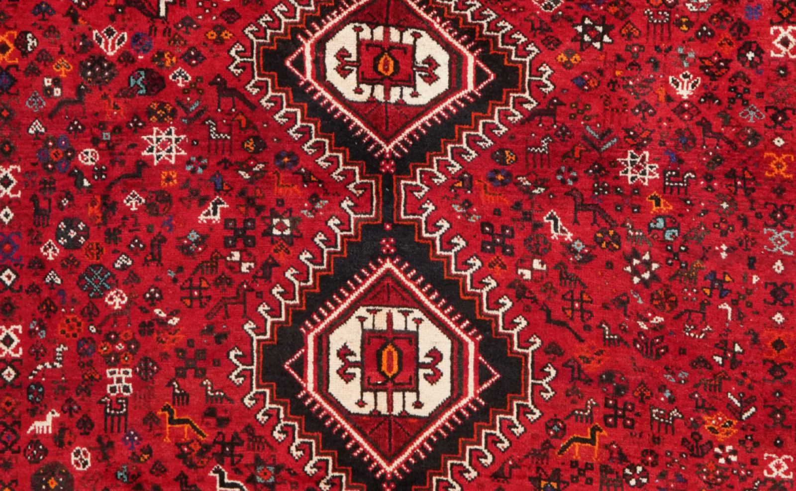 Shiraz — Handgefertigt, 318x227 cm, Beige, 100% Virgin Wool | View 5