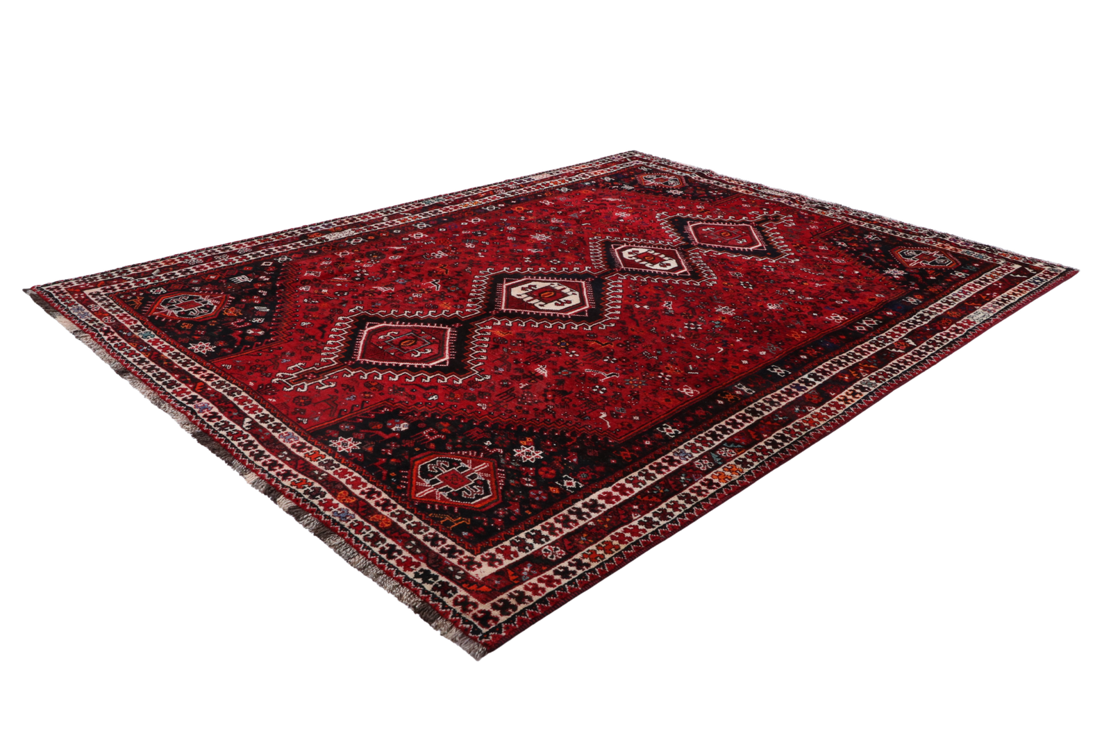 Shiraz — Handgefertigt, 318x227 cm, Beige, 100% Virgin Wool | View 7