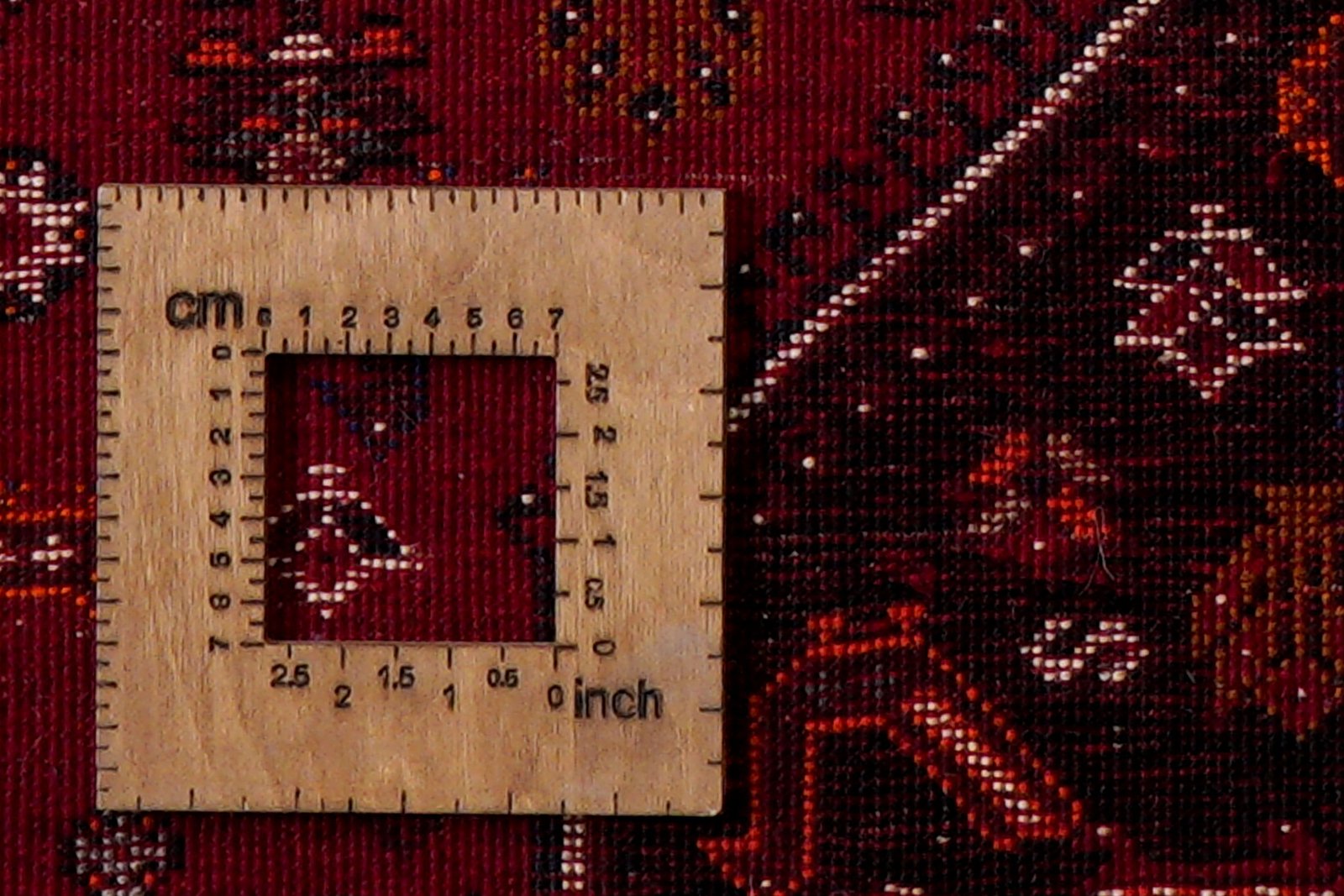 Gashgai — Hand-knotted, 177x268 cm, Red, 100% Virgin Wool | View 8