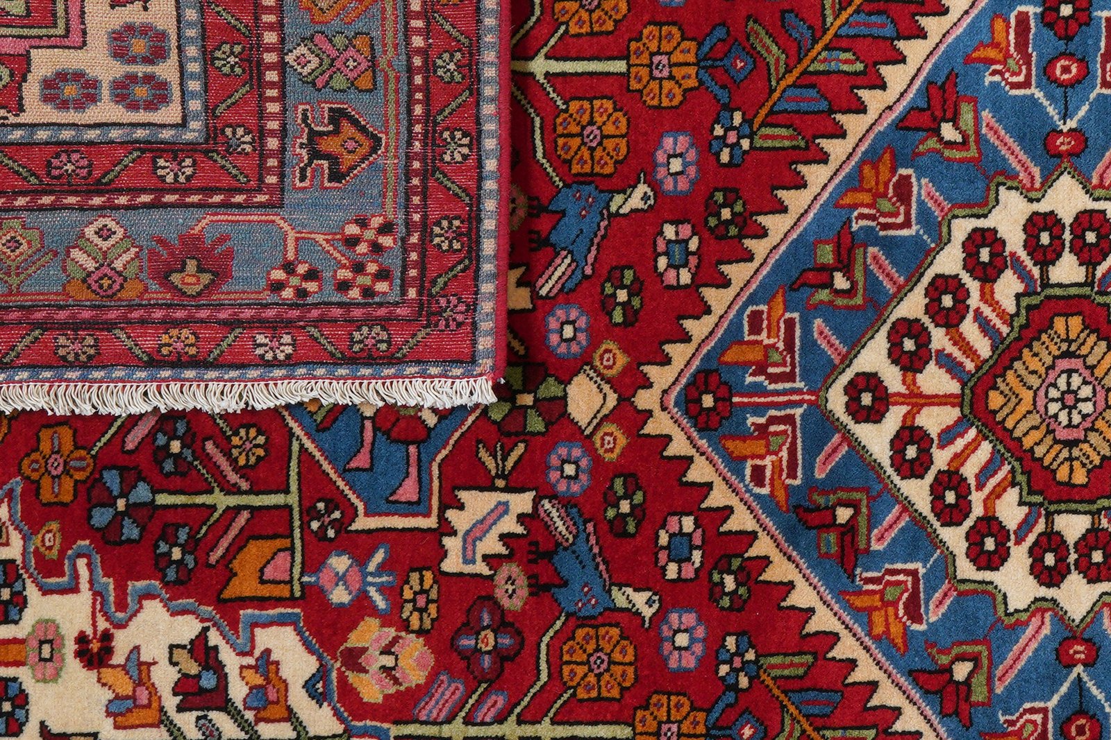 Nahavand — Hand-knotted, 155x241 cm, Red, 100% Virgin Wool | View 7