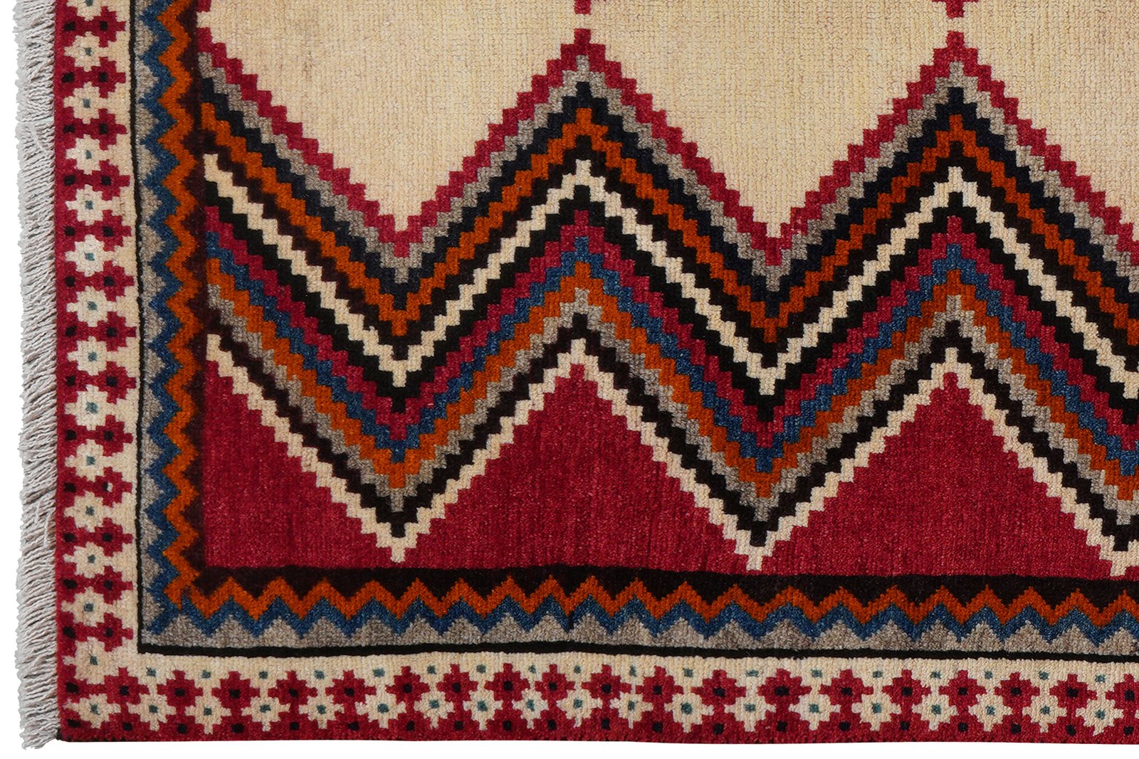 Gashgai — Hand-knotted, 113x192 cm, Multicolor, 100% Virgin Wool | View 3
