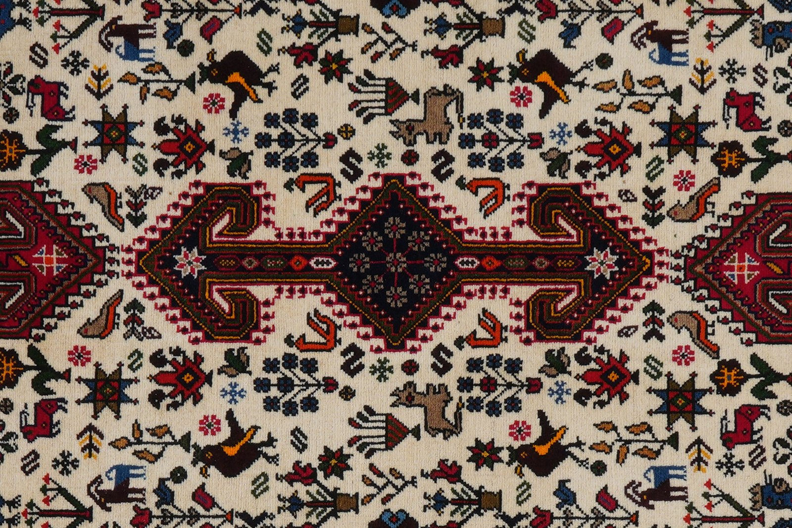 Nasrabad — Hand-knotted, 81x190 cm, Beige, 100% Virgin Wool | View 6