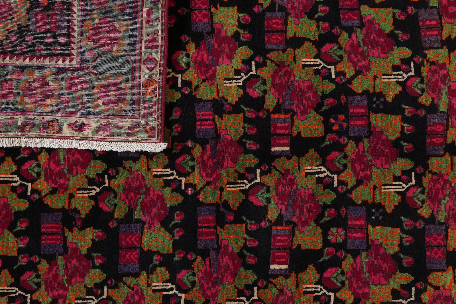 Afshar — Hand-knotted, 179x235 cm, Blue, 100% Virgin Wool | View 7