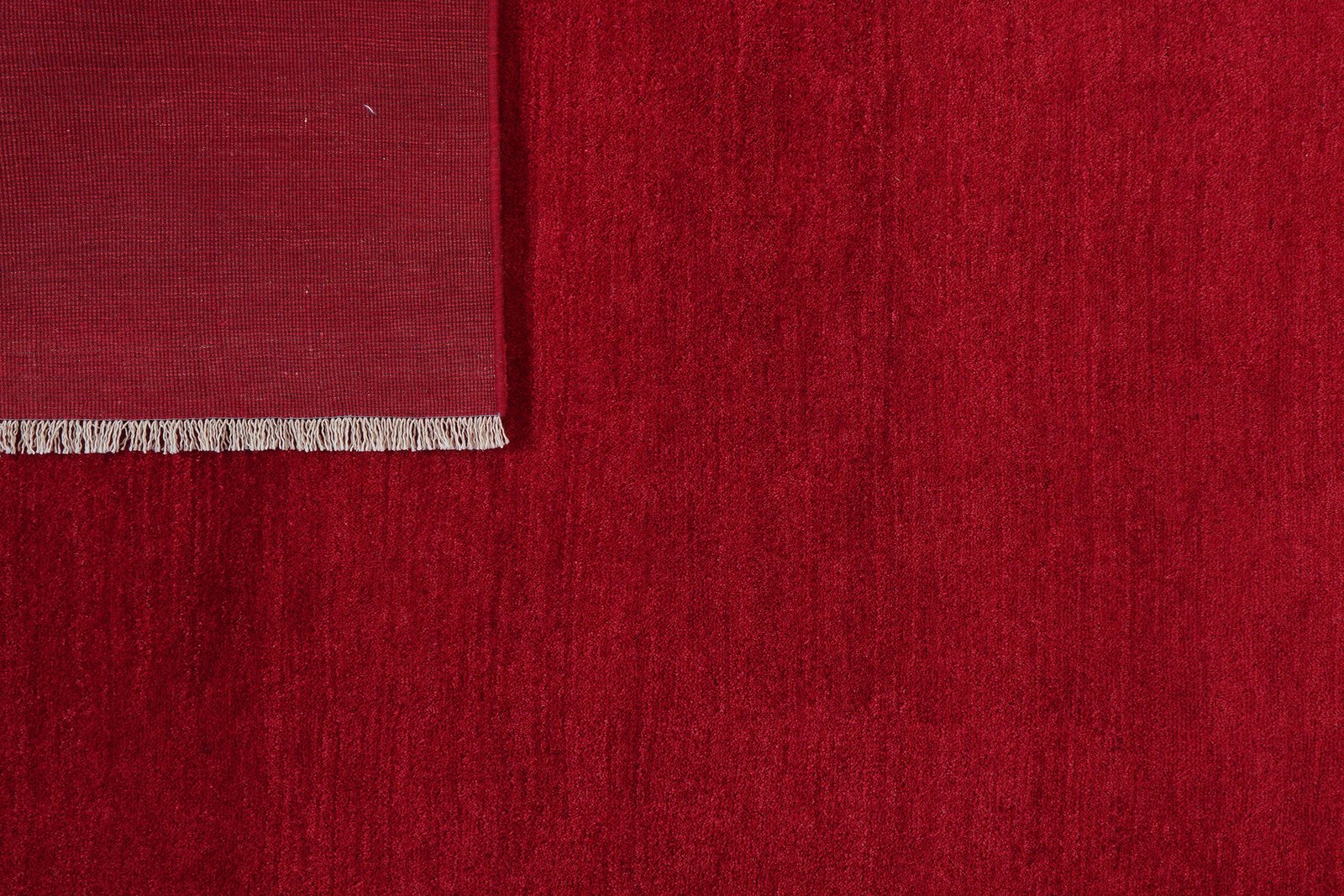 Gabbeh — Hand-knotted, 202x299 cm, Red, 100% Virgin Wool | View 7