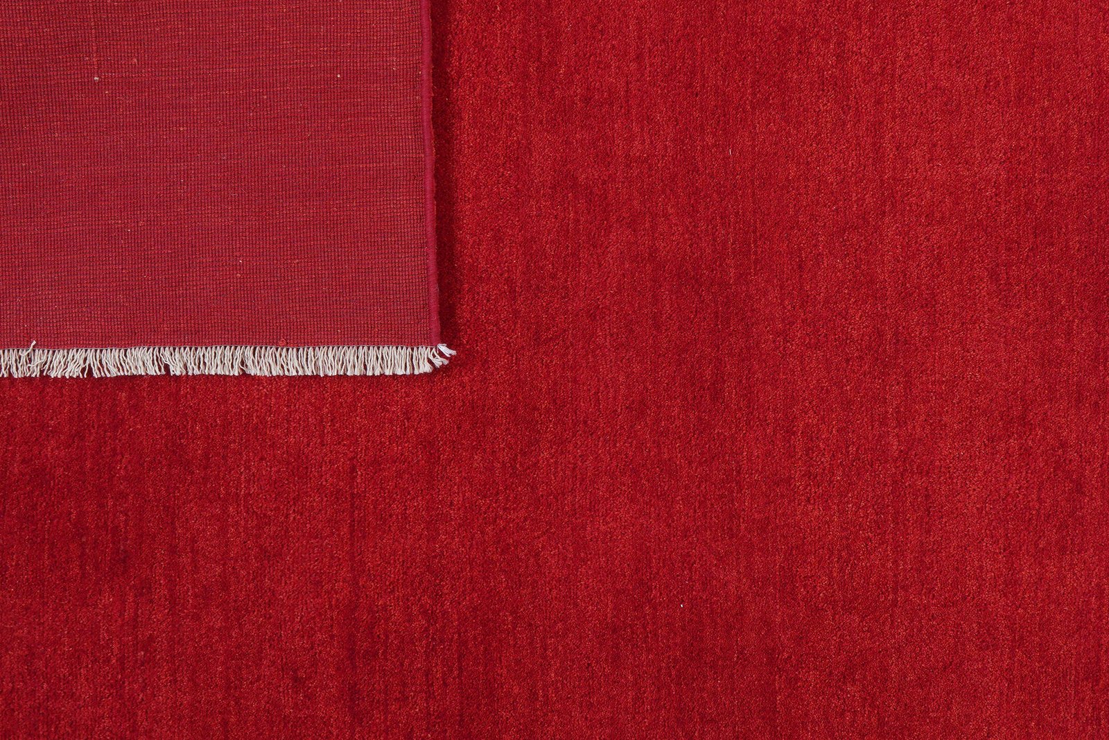 Gabbeh — Hand-knotted, 197x296 cm, Red, 100% Virgin Wool | View 7
