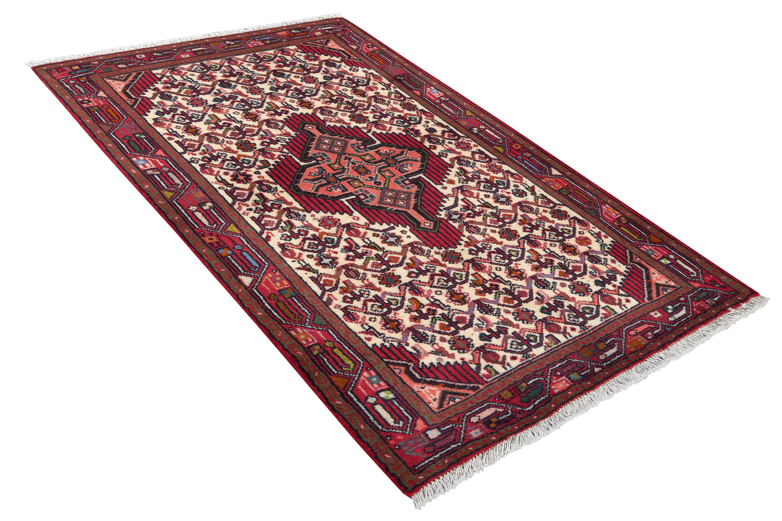Assadabad — Hand-knotted, 78x126 cm, Beige, 100% Virgin Wool | View 4