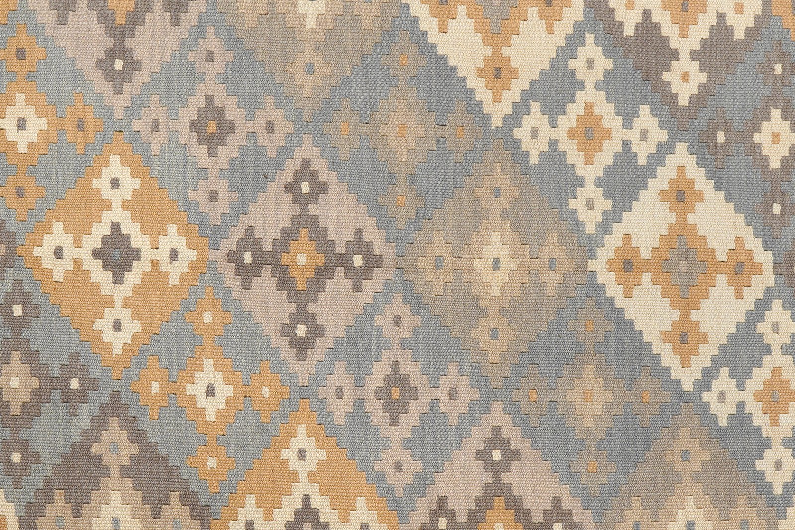 Kelim Gashgai — Handmade, 166x232 cm, Grey, 100% Virgin Wool | View 5
