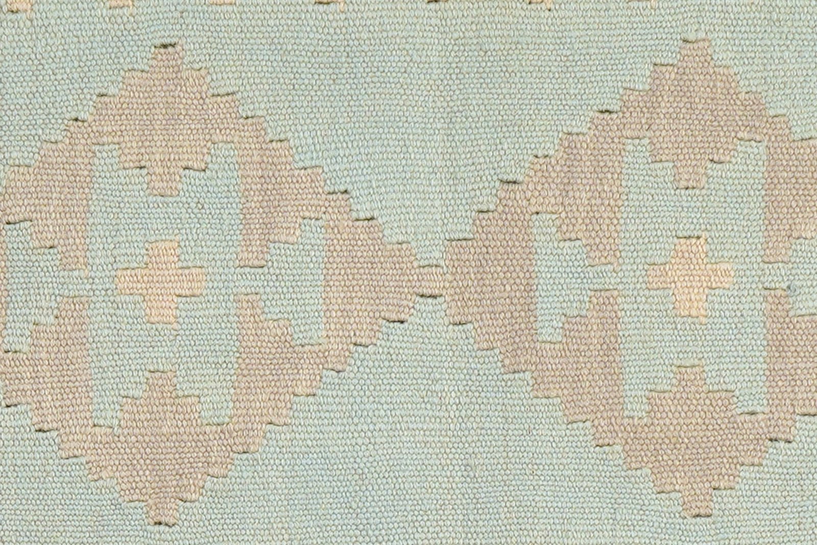 Kelim Gashgai — Handmade, 80x198 cm, Green, 100% Virgin Wool | View 5