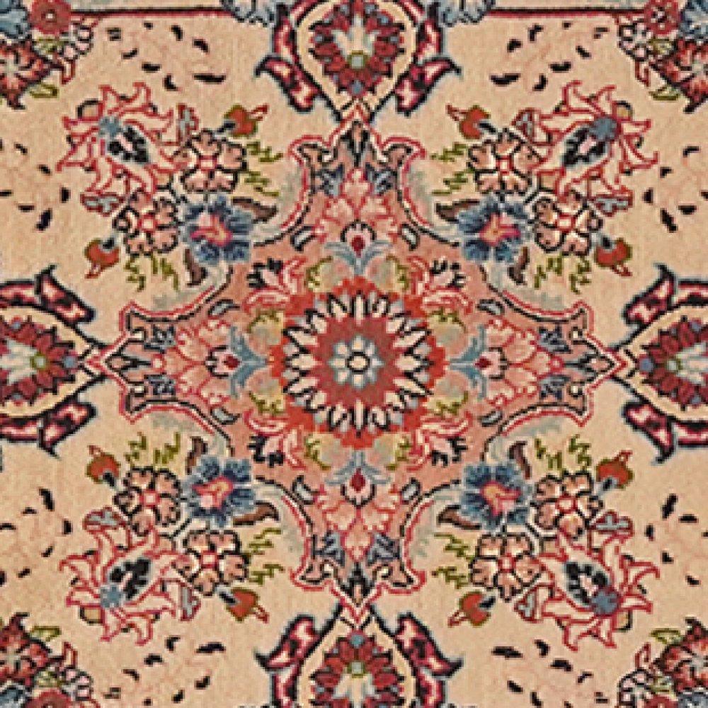 Sarough — Hand-knotted, 70x300 cm, Beige, 100% Virgin Wool | View 4