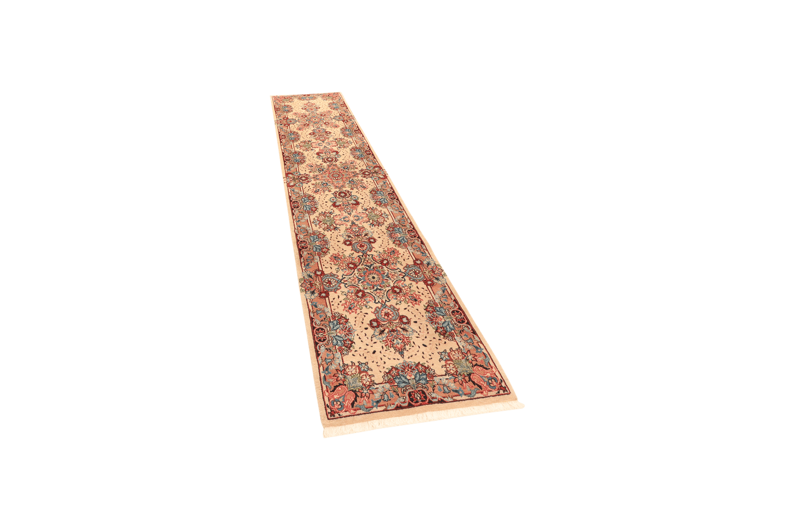 Sarough — Hand-knotted, 70x300 cm, Beige, 100% Virgin Wool | View 5